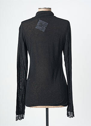 Top stretch manches longues noir LUMINA femme
