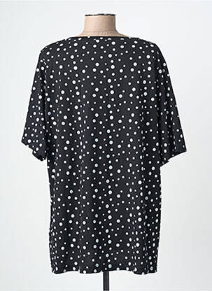 T-shirt stretch manches courtes noir SOPHIA femme
