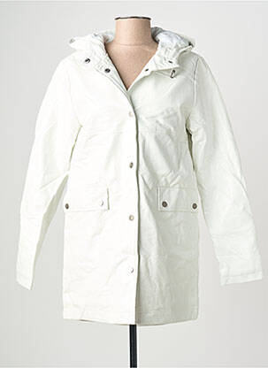 Imperméable poches a capuche blanc K-ZELL femme