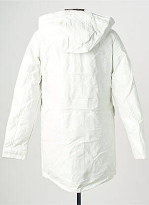 Imperméable finition intérieure doublure satiné a capuche blanc K-ZELL femme