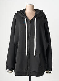 Veste casual poches noir MAT. femme