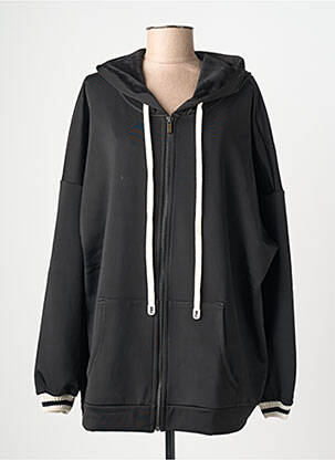 Veste casual poches noir MAT. femme