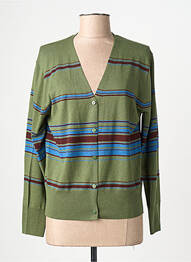 Gilet manches longues stretch vert NICE THINGS femme