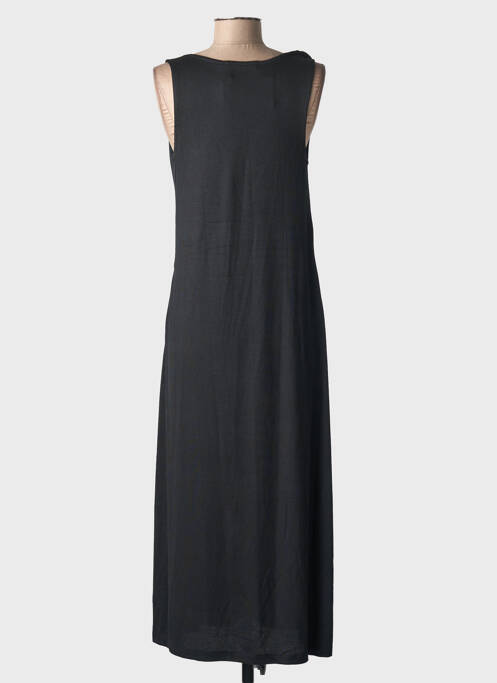 Robe mi-longue manches courtes manches courtes noir NICE THINGS femme