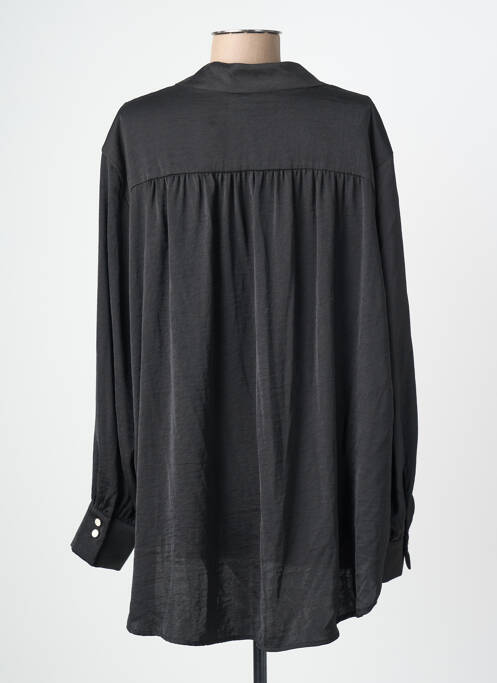 Blouse manches longues manches longues noir MAT. femme