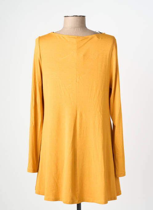 T-shirt manches longues manches longues jaune AN II VITO femme