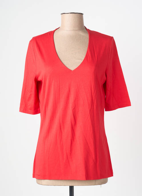 T-shirt stretch manches courtes rouge YEST femme
