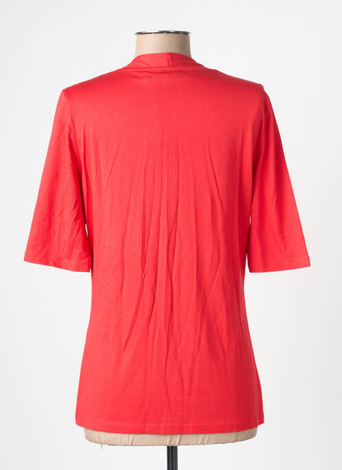 T-shirt stretch manches courtes rouge YEST femme