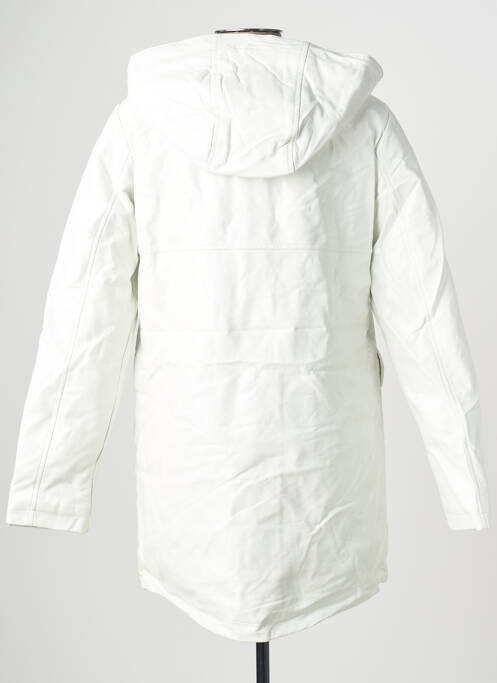 Imperméable poches a capuche blanc K-ZELL femme