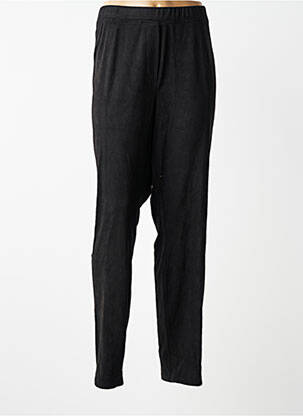 Pantalon slim taille élastique taille normale noir YESTA femme