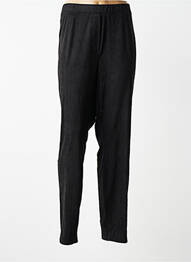 Pantalon slim taille élastique taille normale noir YESTA femme