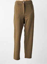 Pantalon slim stretch taille normale vert MASAI femme
