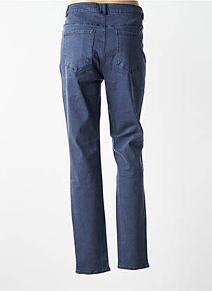 Jeans coupe slim taille normale taille normale bleu YEST femme