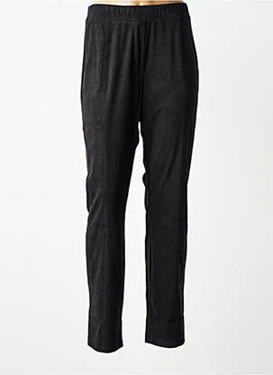 Pantalon slim taille élastique taille normale noir YESTA femme