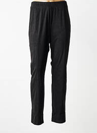 Pantalon slim taille élastique taille normale noir YESTA femme