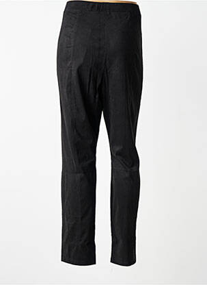 Pantalon slim taille élastique taille normale noir YESTA femme