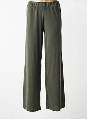 Pantalon large coupe fluide taille normale vert AN II VITO femme
