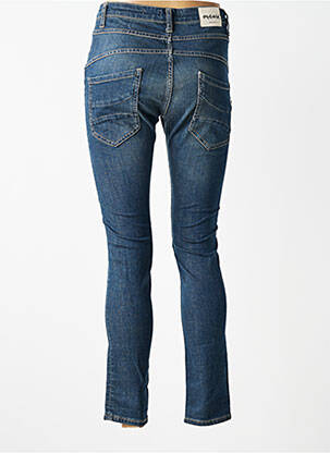 Jeans coupe slim stretch taille normale bleu PLEASE femme
