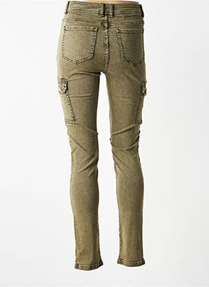 Pantalon cargo taille basse taille basse vert YEST femme