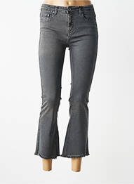 Jeans bootcut taille normale taille normale gris COUTUREINE femme