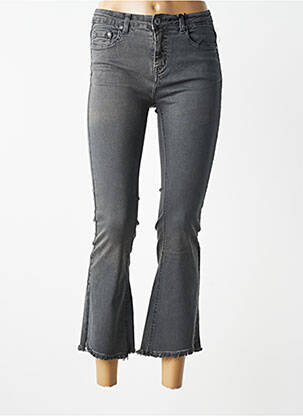 Jeans bootcut taille normale taille normale gris COUTUREINE femme