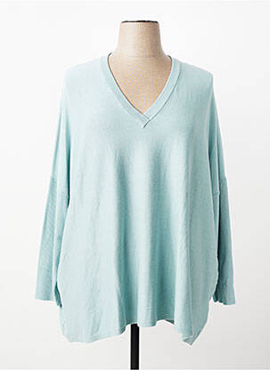 Pull col v manches longues bleu MASAI femme