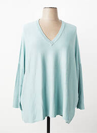 Pull stretch manches longues bleu MASAI femme