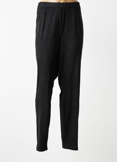 Pantalon slim taille élastique taille normale noir YESTA femme