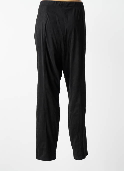 Pantalon slim taille élastique taille normale noir YESTA femme
