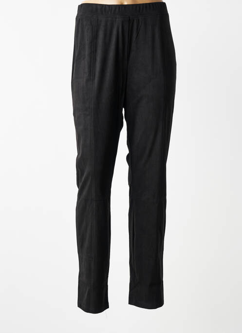 Pantalon slim taille élastique taille normale noir YESTA femme