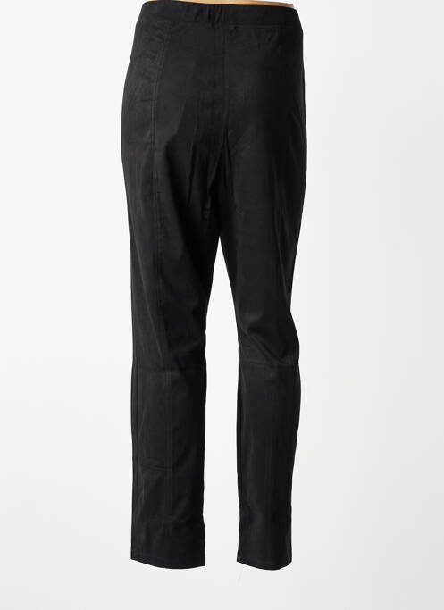 Pantalon slim taille élastique taille normale noir YESTA femme