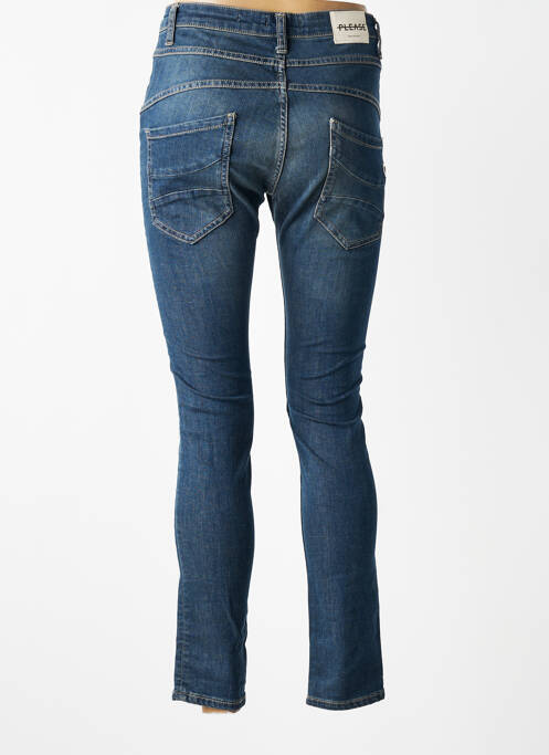 Jeans coupe slim stretch taille normale bleu PLEASE femme