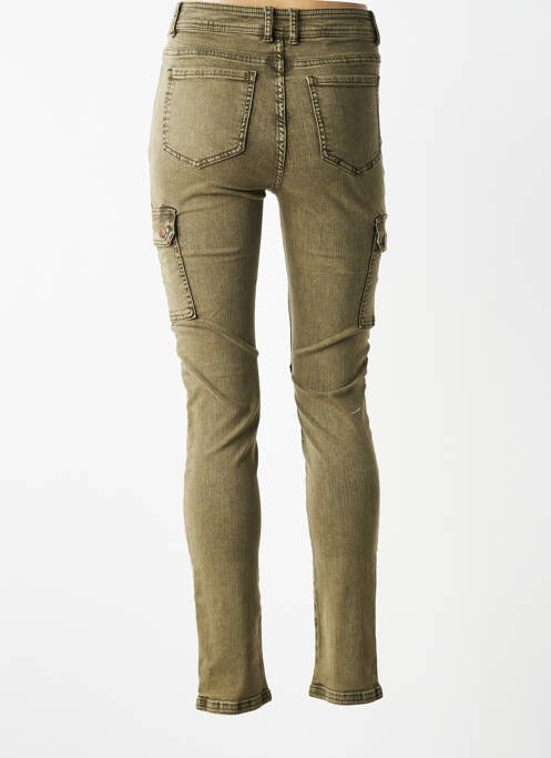 Pantalon cargo taille basse taille basse vert YEST femme