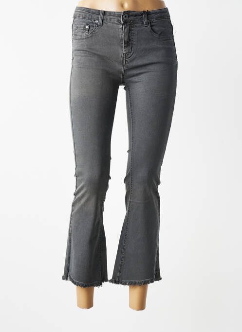 Jeans bootcut taille normale taille normale gris COUTUREINE femme