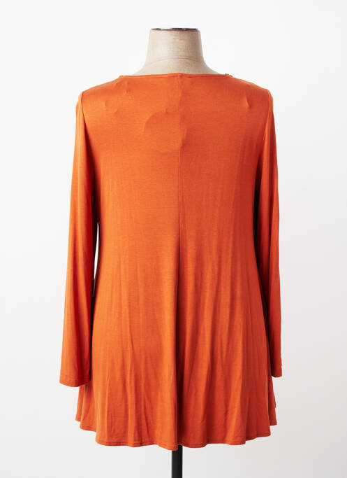 T-shirt manches longues manches longues orange AN II VITO femme