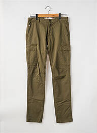 Pantalon chino stretch taille normale vert DAYTONA homme