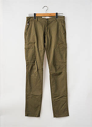 Pantalon chino stretch taille normale vert DAYTONA homme