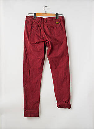 Pantalon chino stretch taille normale rouge DAYTONA homme