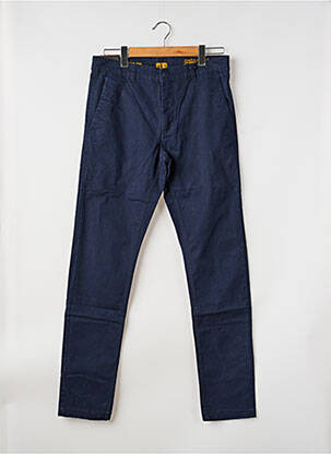 Pantalon chino stretch taille normale bleu DAYTONA homme
