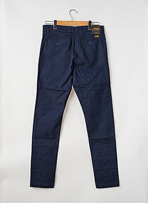 Pantalon chino stretch taille normale bleu DAYTONA homme