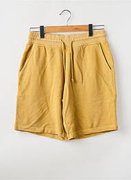 Bermuda taille élastique jaune DAYTONA homme