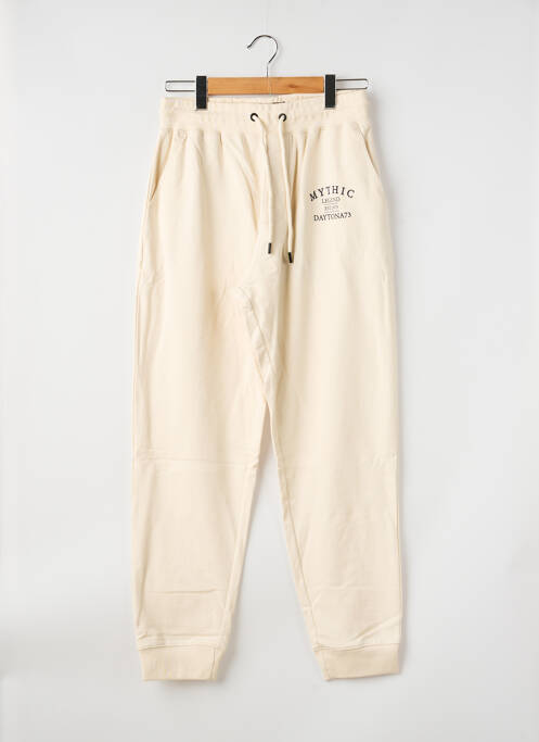Jogging sérigraphie beige DAYTONA homme