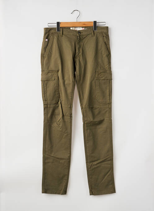 Pantalon chino stretch taille normale vert DAYTONA homme