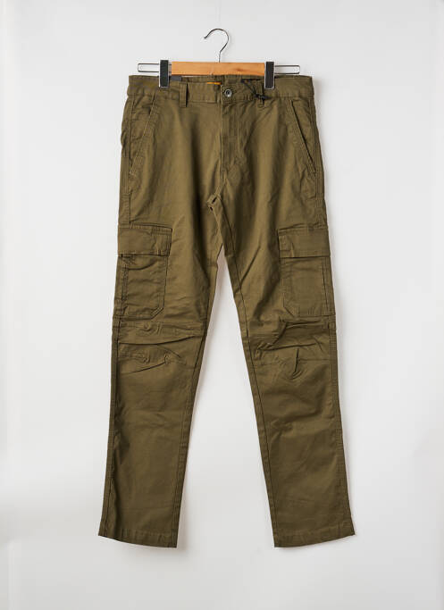 Pantalon chino stretch taille normale vert DAYTONA homme