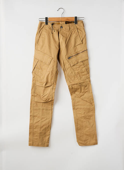 Pantalon cargo poches taille normale marron DAYTONA homme