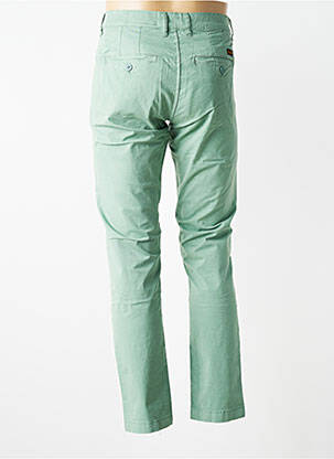 Pantalon chino stretch taille normale vert DAYTONA homme
