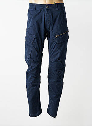 Pantalon cargo poches taille normale bleu DAYTONA homme