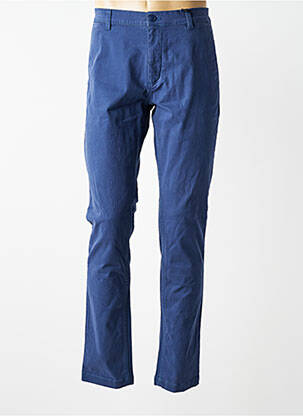 Pantalon chino stretch taille normale bleu DAYTONA homme