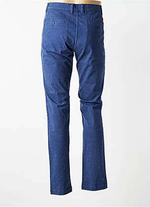 Pantalon chino stretch taille normale bleu DAYTONA homme