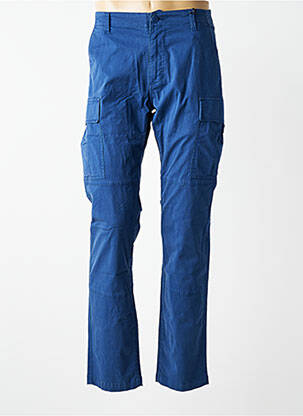 Pantalon chino stretch taille normale bleu DAYTONA homme